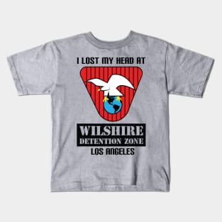 Wilshire Detention Zone Souvenir Tee (The Running Man) Kids T-Shirt